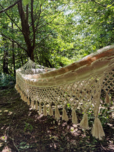 Load image into Gallery viewer, Vintage macramé hammock