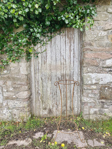 Wrought iron plant stand