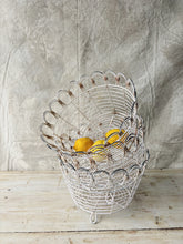Load image into Gallery viewer, Wire basket plant holder or fruit and veg basket
