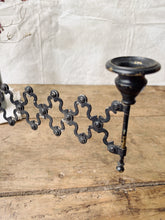 Load image into Gallery viewer, Vintage accordion wall mounted candle holder