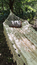 Load image into Gallery viewer, Vintage macramé hammock
