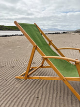 Load image into Gallery viewer, Vintage French deck chair - khaki