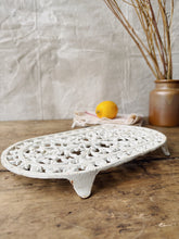 Load image into Gallery viewer, Vintage french enamel footed trivet