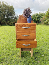 Load image into Gallery viewer, 1950s wall hanging drawer unit