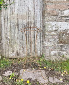 Wrought iron plant stand