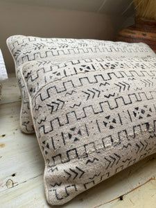 Authentic mudcloth cushion covers