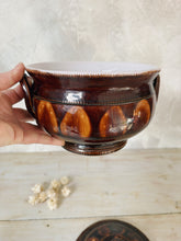 Load image into Gallery viewer, Vintage glazed brown earthenware soup tureen