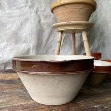 Load image into Gallery viewer, Antique French &quot;Tian&quot; mixing or dairy bowl