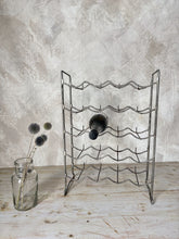 Load image into Gallery viewer, Vintage French free standing bottle rack - 20 bottle capacity