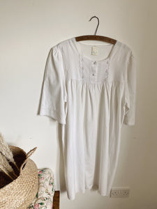 Vintage French cotton nightdress