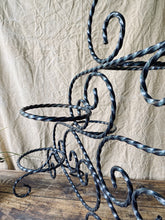 Load image into Gallery viewer, Wrought iron plant stand