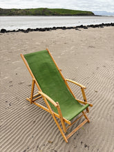 Load image into Gallery viewer, Vintage French deck chair - khaki