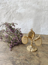 Load image into Gallery viewer, Antique brass picture frame tree