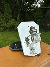 Load image into Gallery viewer, Pair of midcentury French mirrored wall sconce