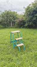 Load image into Gallery viewer, Vintage folding stool to step ladder