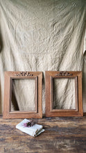 Load image into Gallery viewer, Antique Bow oak frames - pair