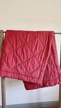 Load image into Gallery viewer, Vintage French quilt - deep red
