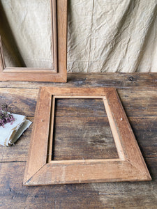 Antique Bow oak frames - pair