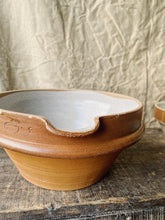 Load image into Gallery viewer, Vintage French stoneware batter bowl “tian”