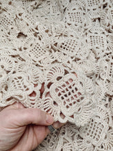 Load image into Gallery viewer, Vintage crochet bedspread