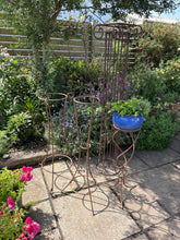 Load image into Gallery viewer, Wrought iron plant stand