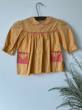 Load image into Gallery viewer, 1980s French nursery school smock apron 2-3yrs