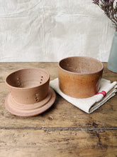 Load image into Gallery viewer, Vintage French stoneware Breton butter dish or water butter keeper