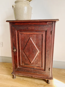 Vintage French small cupboard "confiturier"