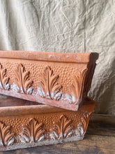 Load image into Gallery viewer, Vintage 1970s Italian terracotta Jardinière window planters, pair