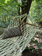 Load image into Gallery viewer, Vintage 70s macramé hammock