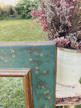 Load image into Gallery viewer, Vintage boho folk art hand painted mirror