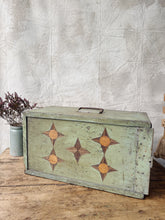 Load image into Gallery viewer, Antique Folk Art tool box