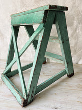 Load image into Gallery viewer, Vintage cross back step ladder