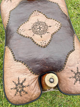 Load image into Gallery viewer, Vintage Egyptian camel saddle stool 1960