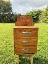 Load image into Gallery viewer, 1950s wall hanging drawer unit
