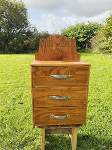 1950s wall hanging drawer unit