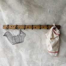 Load image into Gallery viewer, Vintage rustic wall mounted set of hooks