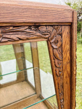 Load image into Gallery viewer, Pair of Art nouveau glass display cabinets