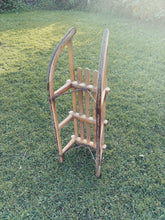 Load image into Gallery viewer, Antique French wooden sled