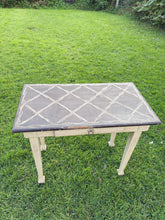 Load image into Gallery viewer, Antique decorative top desk table with drawer