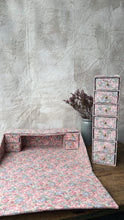 Load image into Gallery viewer, Vintage 1950s cotton covered vanity top or desk set
