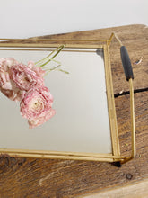 Load image into Gallery viewer, Vintage 1960s mid century Mirror tray