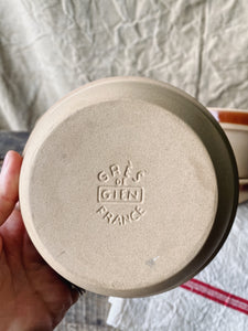 Vintage French stoneware bowls Grès de Gian - set of 2