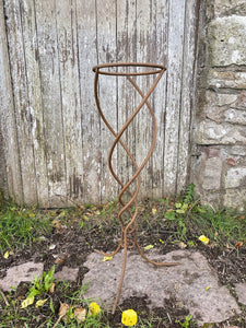 Wrought iron plant stand