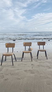 Vintage French nursery school chairs