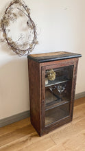 Load image into Gallery viewer, Vintage French glass cabinet
