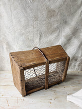 Load image into Gallery viewer, Antique French trug grape picking or vegetable basket