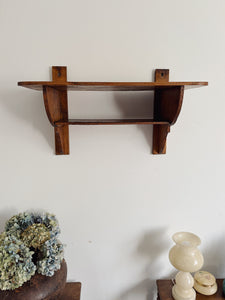 Vintage French double wall shelf