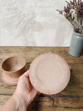 Load image into Gallery viewer, Vintage French stoneware Breton butter dish or water butter keeper