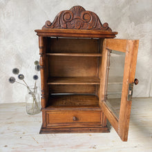 Load image into Gallery viewer, Antique French ornate medicine cabinet or display case